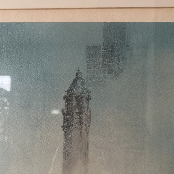 💙Vintage Signed Tom Lynch “The Magnificent Mile” Fine Art Lithograph Print💙 - Picture 11 of 12